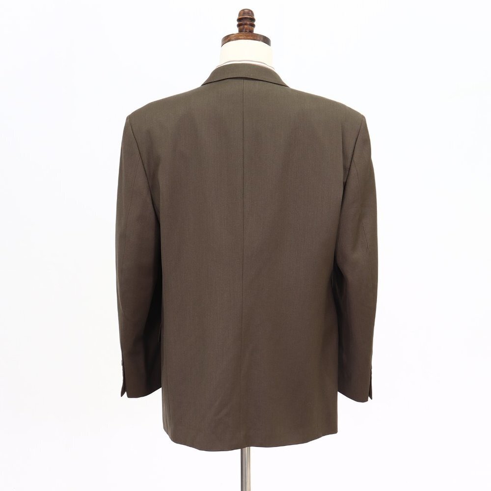 Albert Nipon 44r Brown Solid 3-Button Sport Coat … - image 7